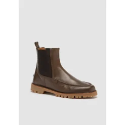 Brun Chelsea Boot i Kalveskind