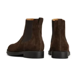 Brun Elastiske Sidedele Støvler