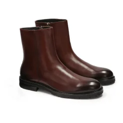 Brun herrestøvler med højere skaft