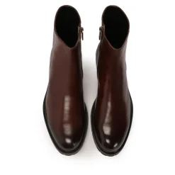 Brun herrestøvler med højere skaft