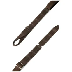 Brun Krokodillelæderbælte