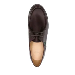 Brun Læder Derby Flade Sko