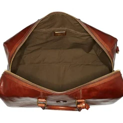 Brun Læder Kuffert Rejsetaske