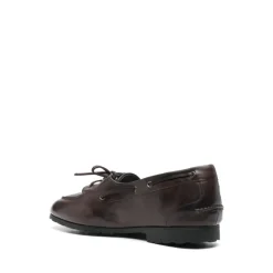 Brun Læder Snøresko