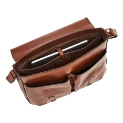Brun læderrygsæk Cesare Line