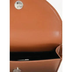 Brun Skuldertaske med Logoprint