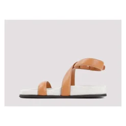 Brune Læder Chunky Sandaler