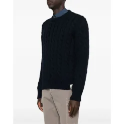 Cable Knit Crew Neck Sweater