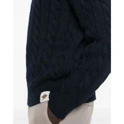 Cable Knit Crew Neck Sweater