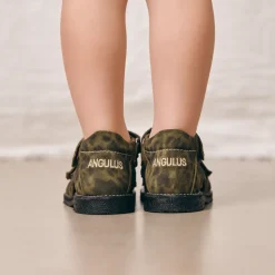 Camouflage Sandal med Logo og Velcro
