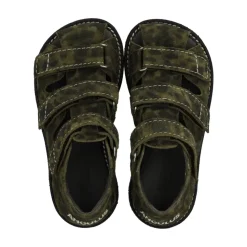 Camouflage Sandal med Logo og Velcro