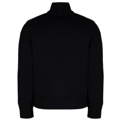 Cardigan med polstret frontpanel