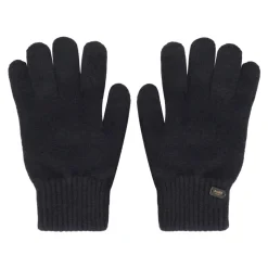 Cashmere handsker med suede indsats