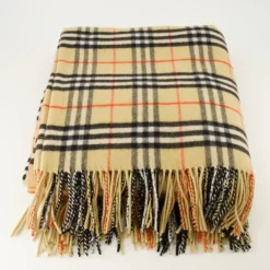Check Cashmere Scarf