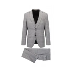 Check Suit med Slim Fit Vest