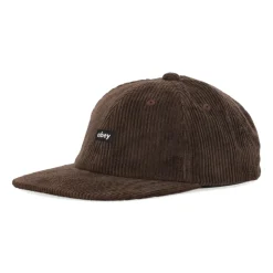 Cord Label 6 Panel Strapback