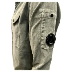 Corduroy Overshirt i Gunmetal