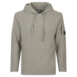 Cotton Chenille Hooded Sweater