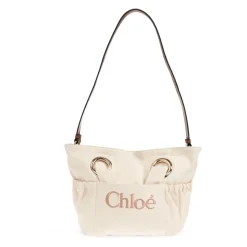 Cotton Logo Basket Bag