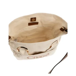 Cotton Logo Basket Bag