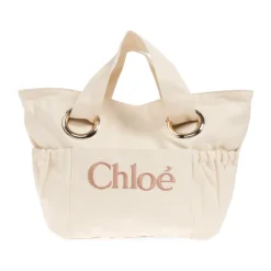 Cotton Logo Basket Bag
