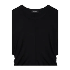Crew Neck Draped T-Shirt