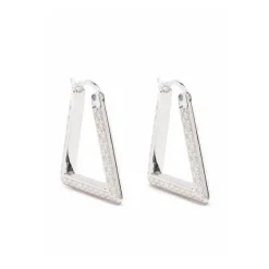 Cubic Zirconia Sølv Hvide Øreringe