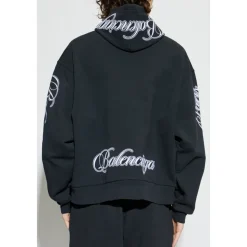 Cursive Oversized Hættetrøje