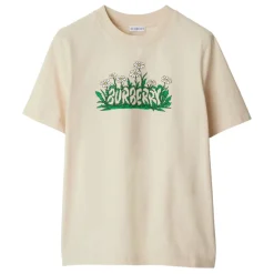 Daisy Logo Print Bomulds T-shirt