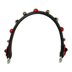 Dekoreret læder taskerem