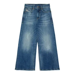 Denim cinque tasche gamba palazzo