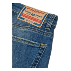 Denim cinque tasche gamba palazzo