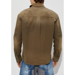 Denimskjorte med vintage-effekt