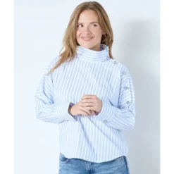 DevinCC AsymCC Button Blouse