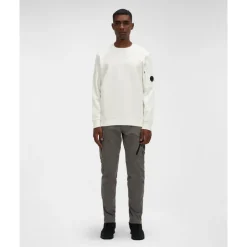 Diagonal Raised Fleece Sweatshirt