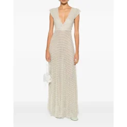 Diamond Plisseret Jersey Kjole