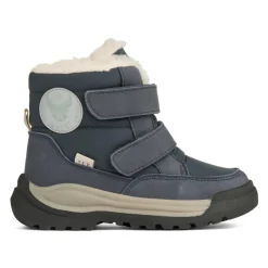 Dobbelt Velcro Tex Vinterstøvler - Navy