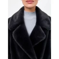 Dobbeltknappet Fuskepelsfrakke Miriam