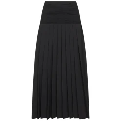 Double-Layer Midi Skirt