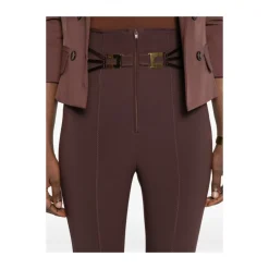 Double-Layer Stretch Crêpe Bukser