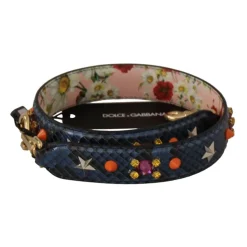 Eksotisk Læder Krystal Skulderrem