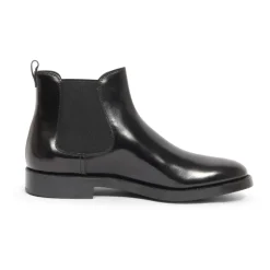 Elastiske Sorte Ankelstøvler