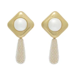 Elegant Guld Smykker med Faux Perler