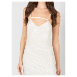 Elegant Kjole med Asymmetrisk Front