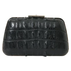 Elegant krokodilleskind aften clutch