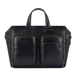 Elegant Læder Dokumentmappe med Laptoprum