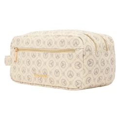 Elegant Logo Print Kosmetikpose