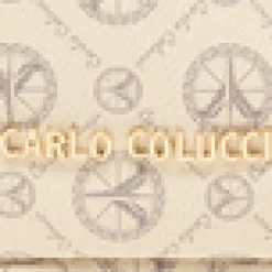 Elegant Logo Print Kosmetikpose