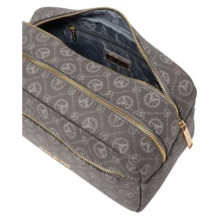 Elegant Logo Print Kosmetikpose