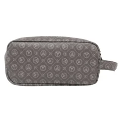 Elegant Logo Print Kosmetikpose